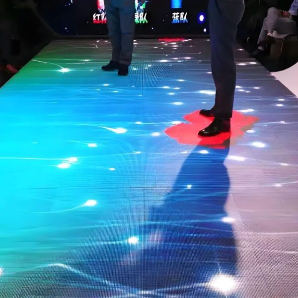 led floor tile screen